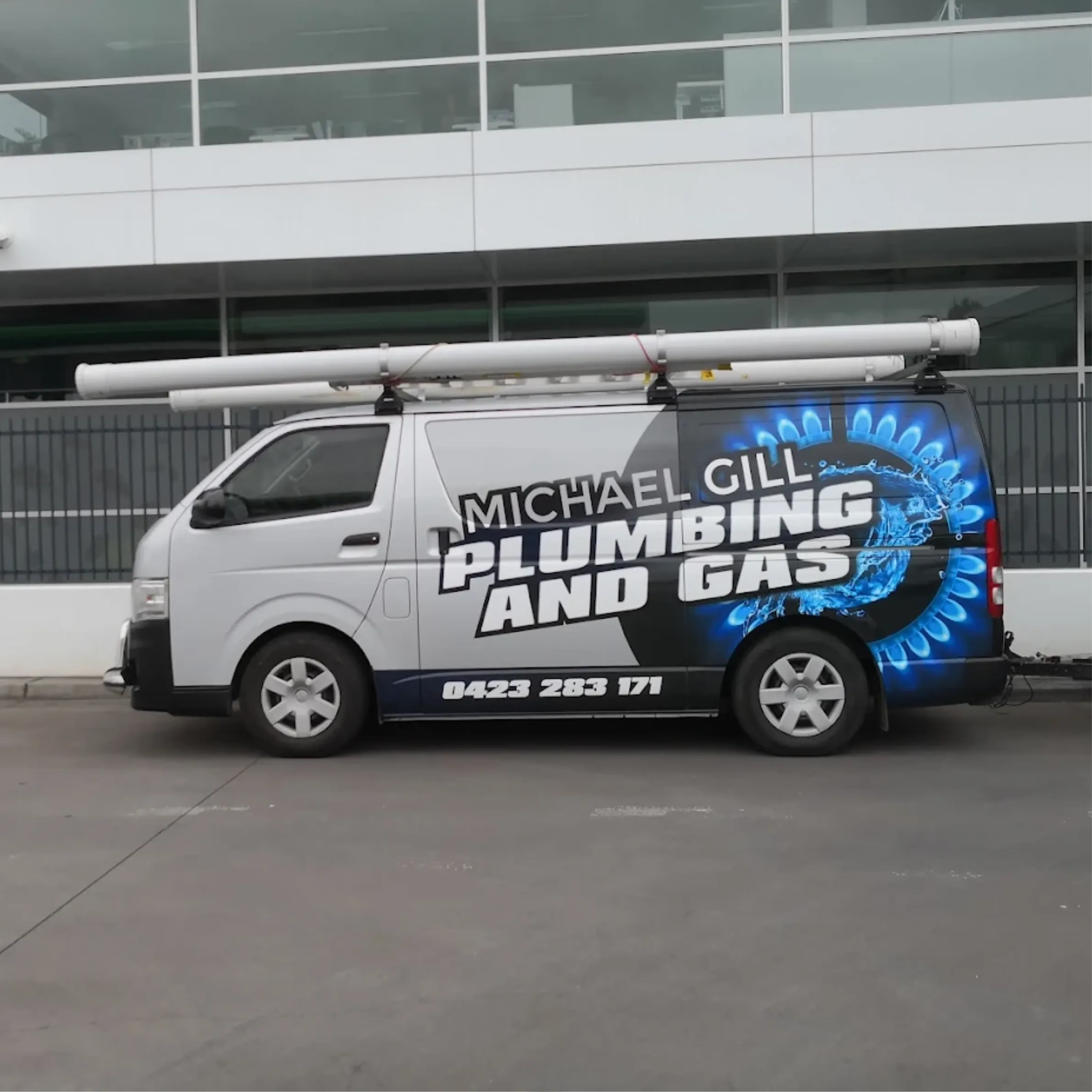 Michael Gill Plumbing & Gas Van